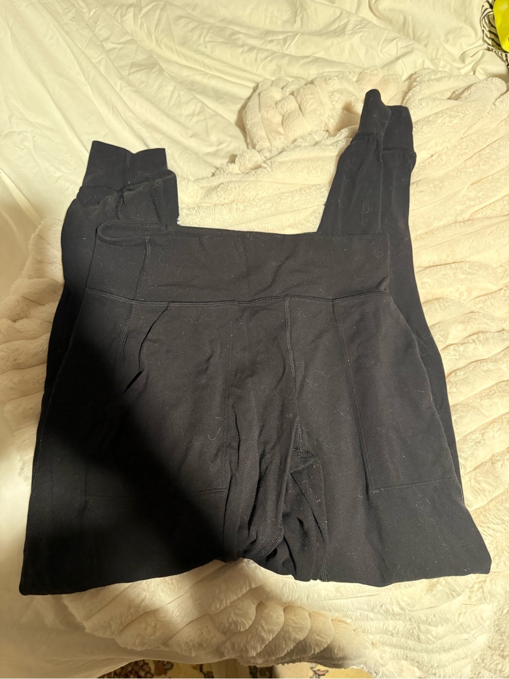 Black High-Waist Joggers